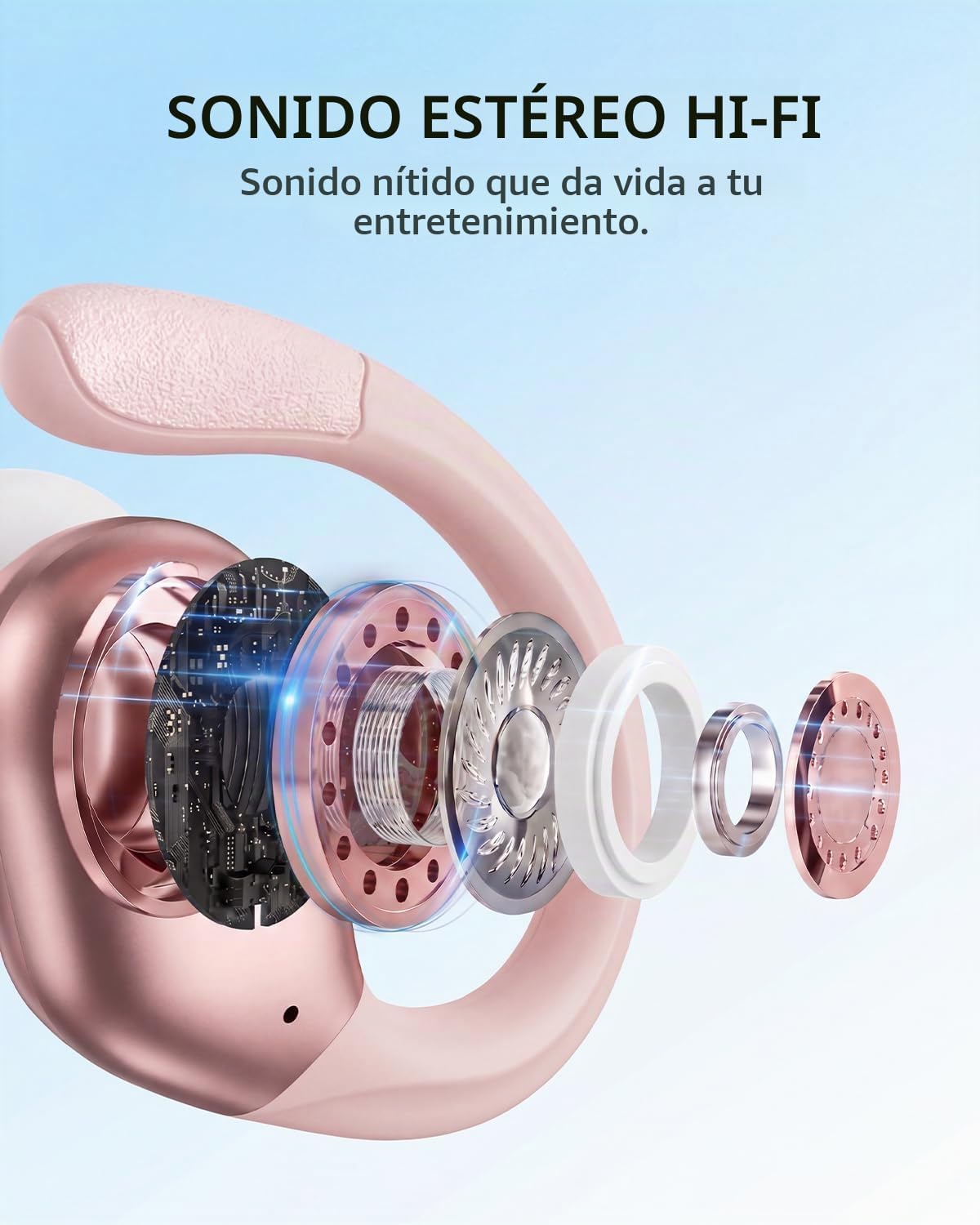 Auriculares inalámbricos con cancelación activa de ruido, auricular...