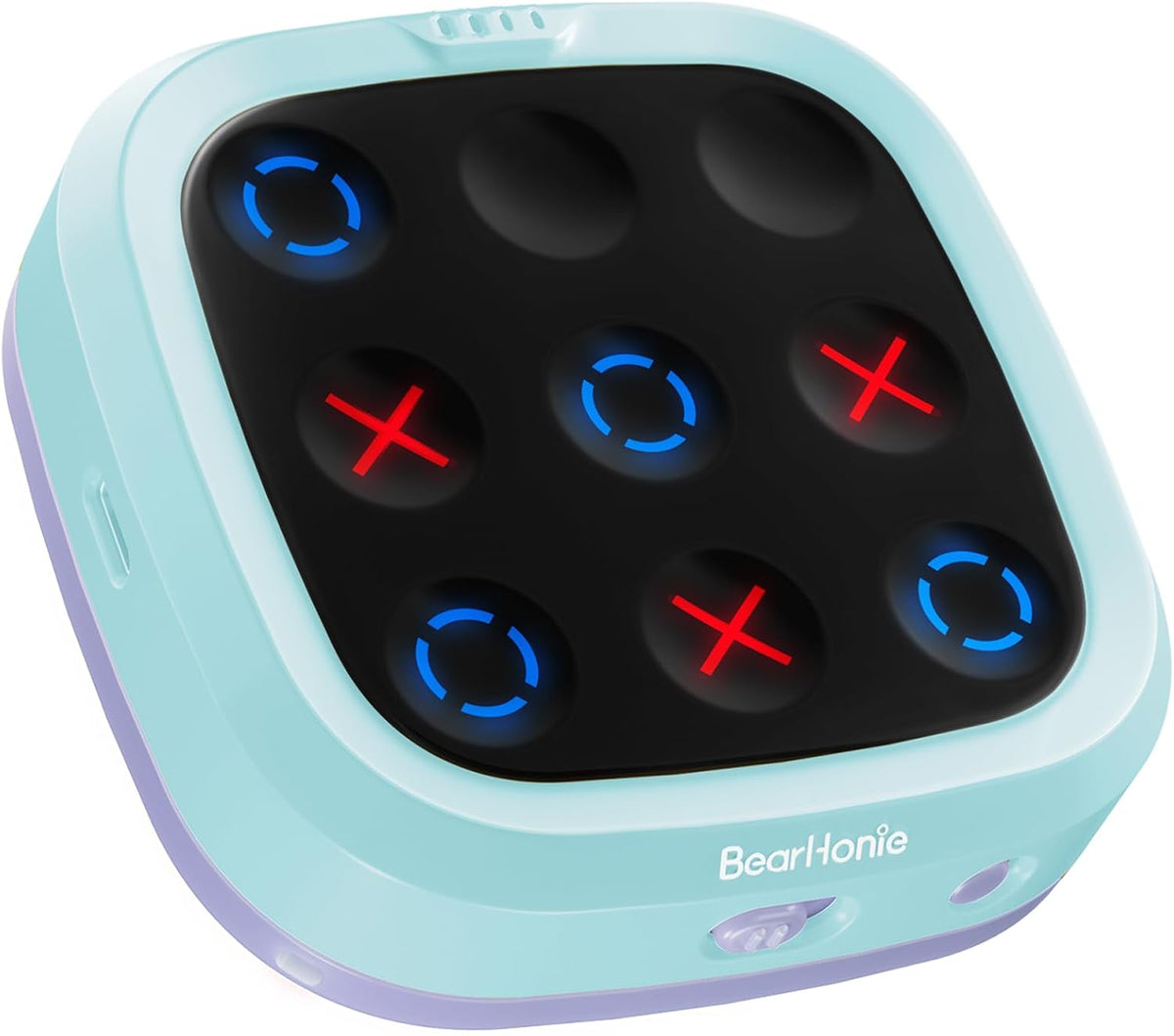 BearHonie Juego electrónico de Tic Tac Toe para viajes en coche, ju...