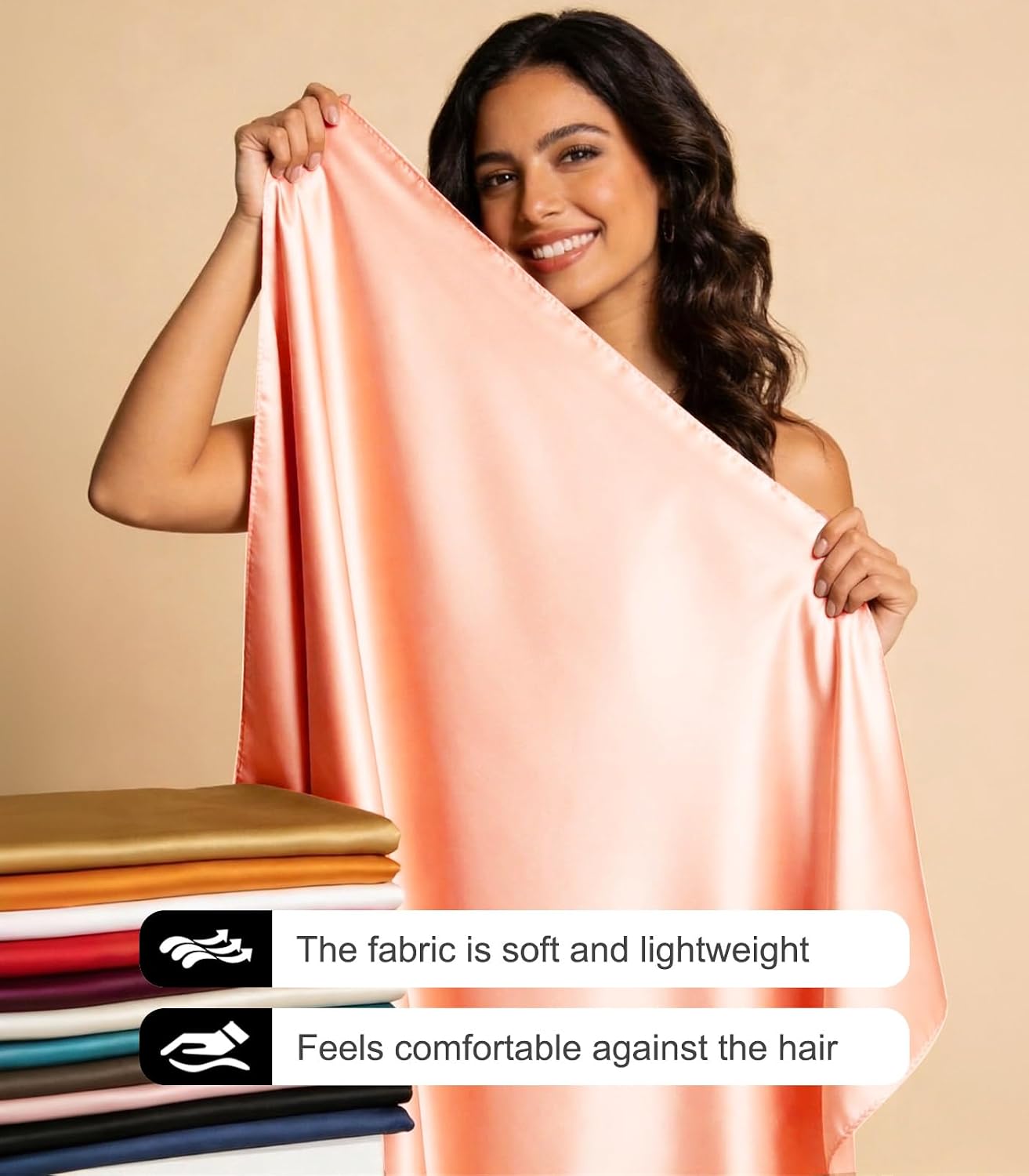 Sumolux Bufanda para el pelo de la cabeza para mujer, bufanda de se...