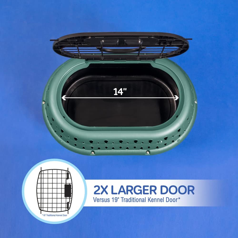 Petmate Perrera de plástico de carga superior, de una puerta, 19 pu...