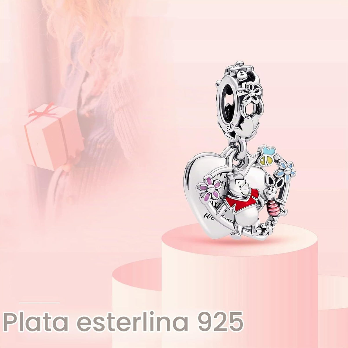 MITSOKU Dijes de plata de ley 925 para pulseras y collares, diseño...