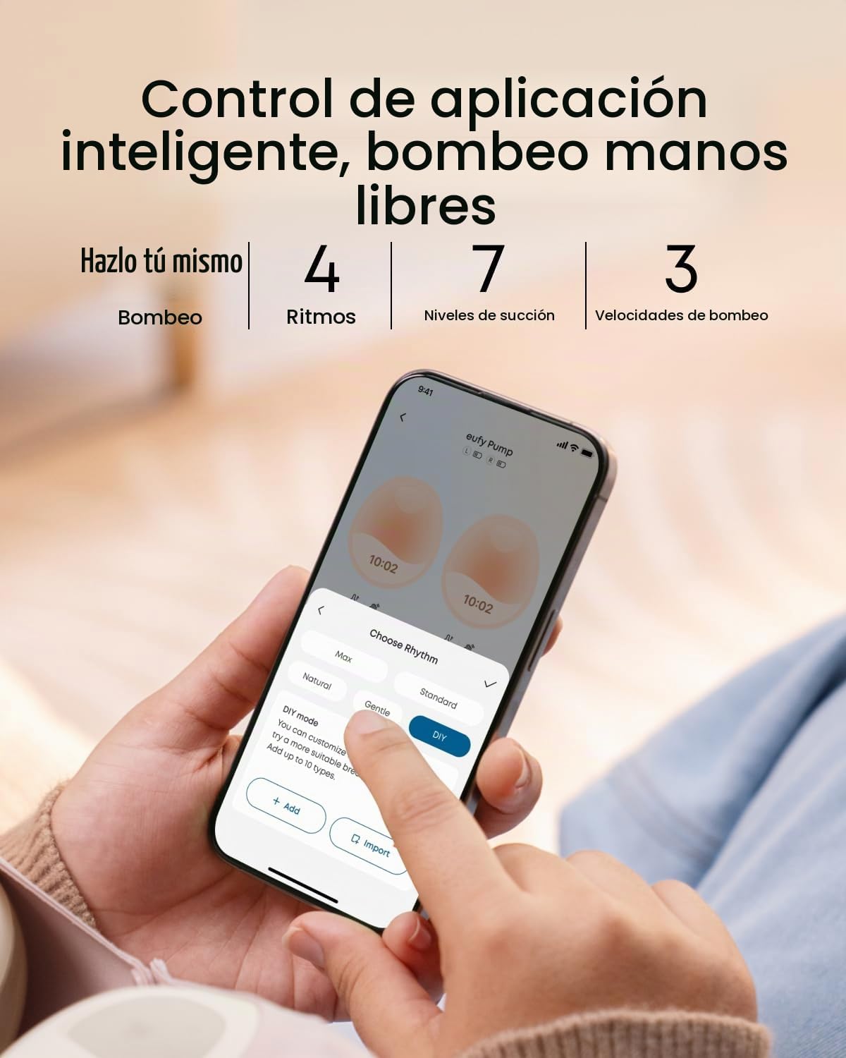 eufy Security Extractor de leche con calefacción manos libres E20,...