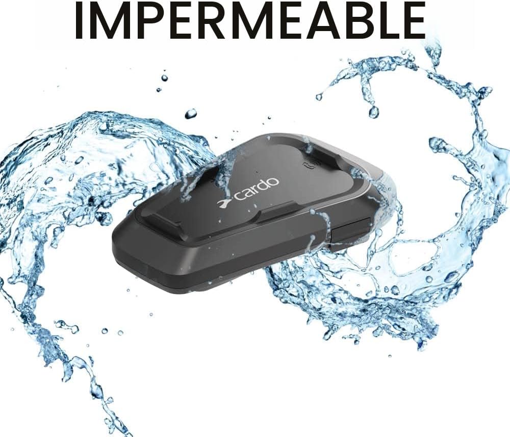 Cardo Systems Spirit HD - Auriculares de comunicación Bluetooth par...