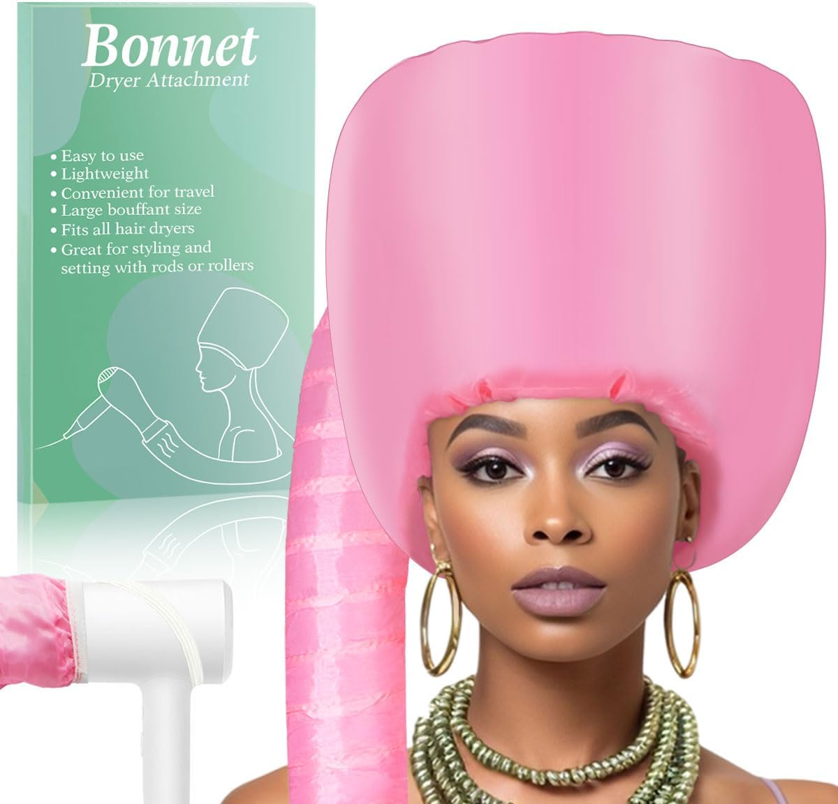 Secador de Cabello con Capucha - Secador de Cabello con Capucha de...