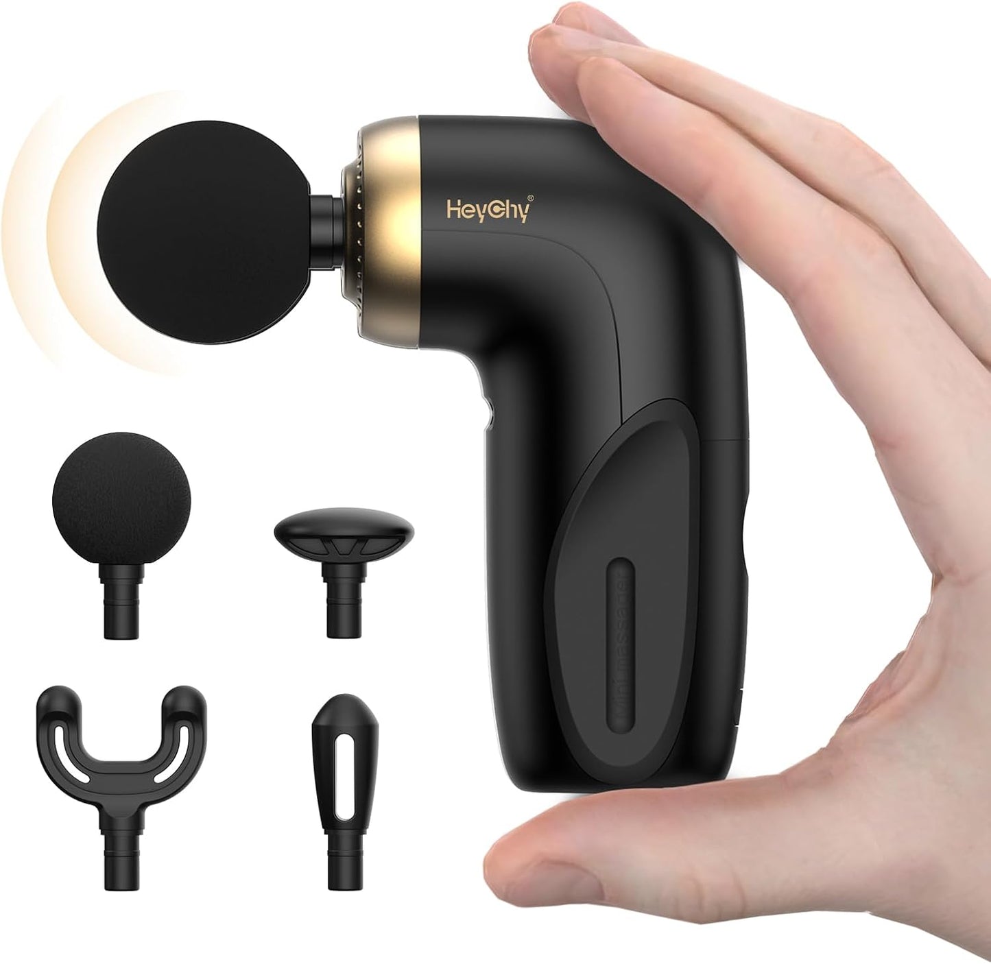 HEYCHY A1 Pistola de masaje súper mini, masajeador de percusión par...