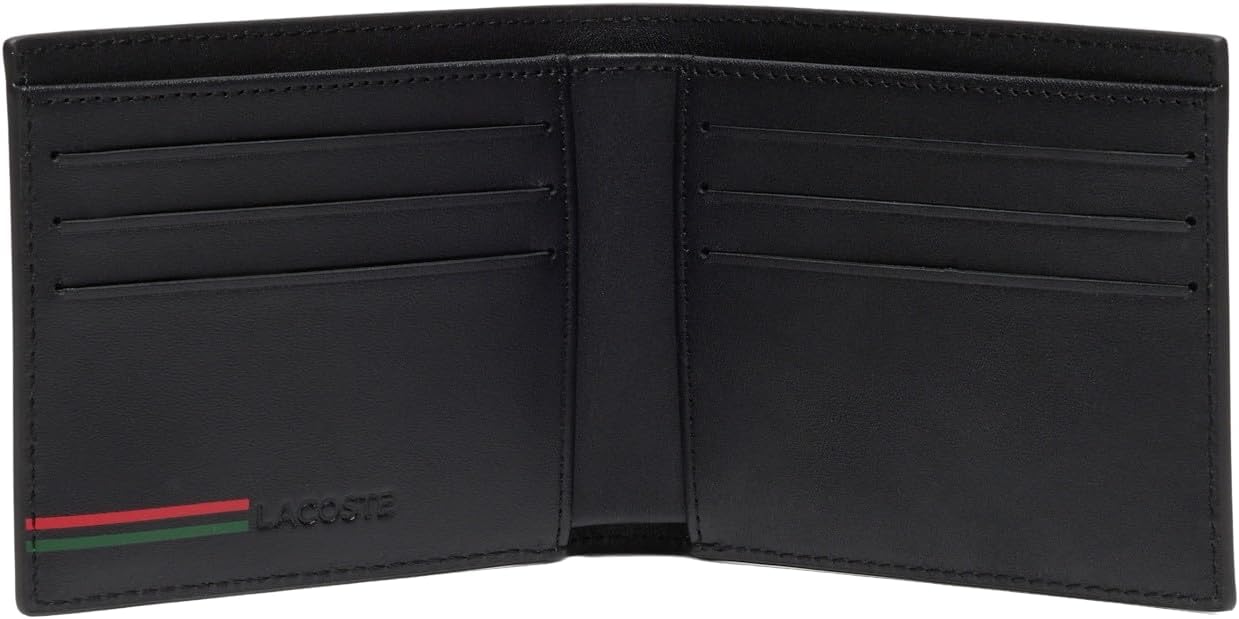 Lacoste Juego de regalo para hombre FG Billfold y llavero, Noir Kr...