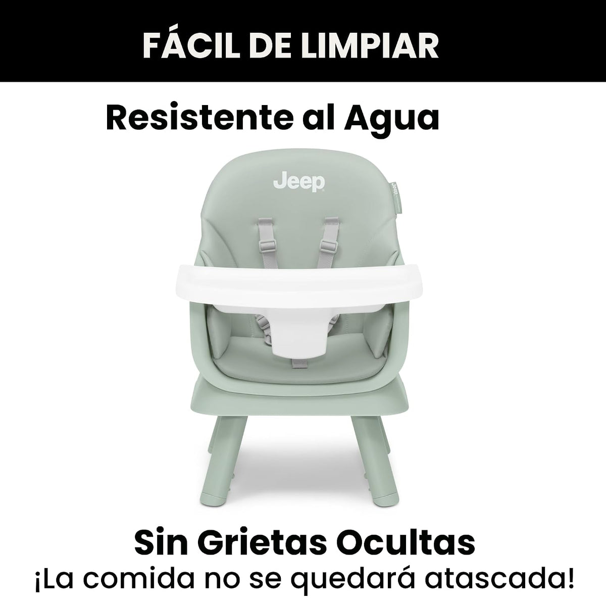 Silla alta Jeep Milestone 6-en-1 de Delta Children - Silla alta se...