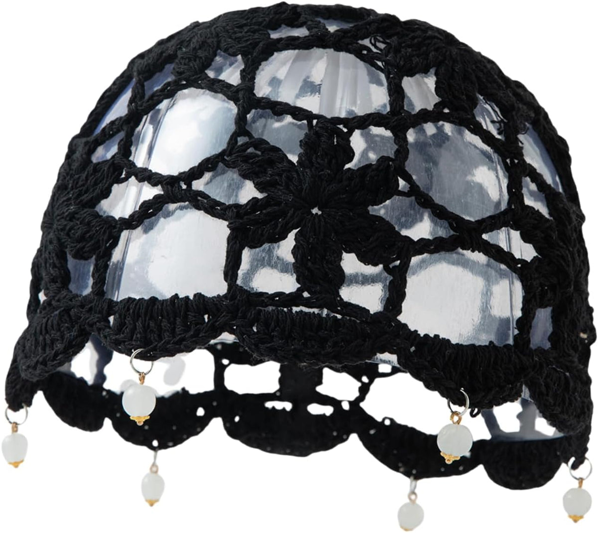 Julpsk Sombrero de ganchillo hecho a mano de verano para mujer, con...