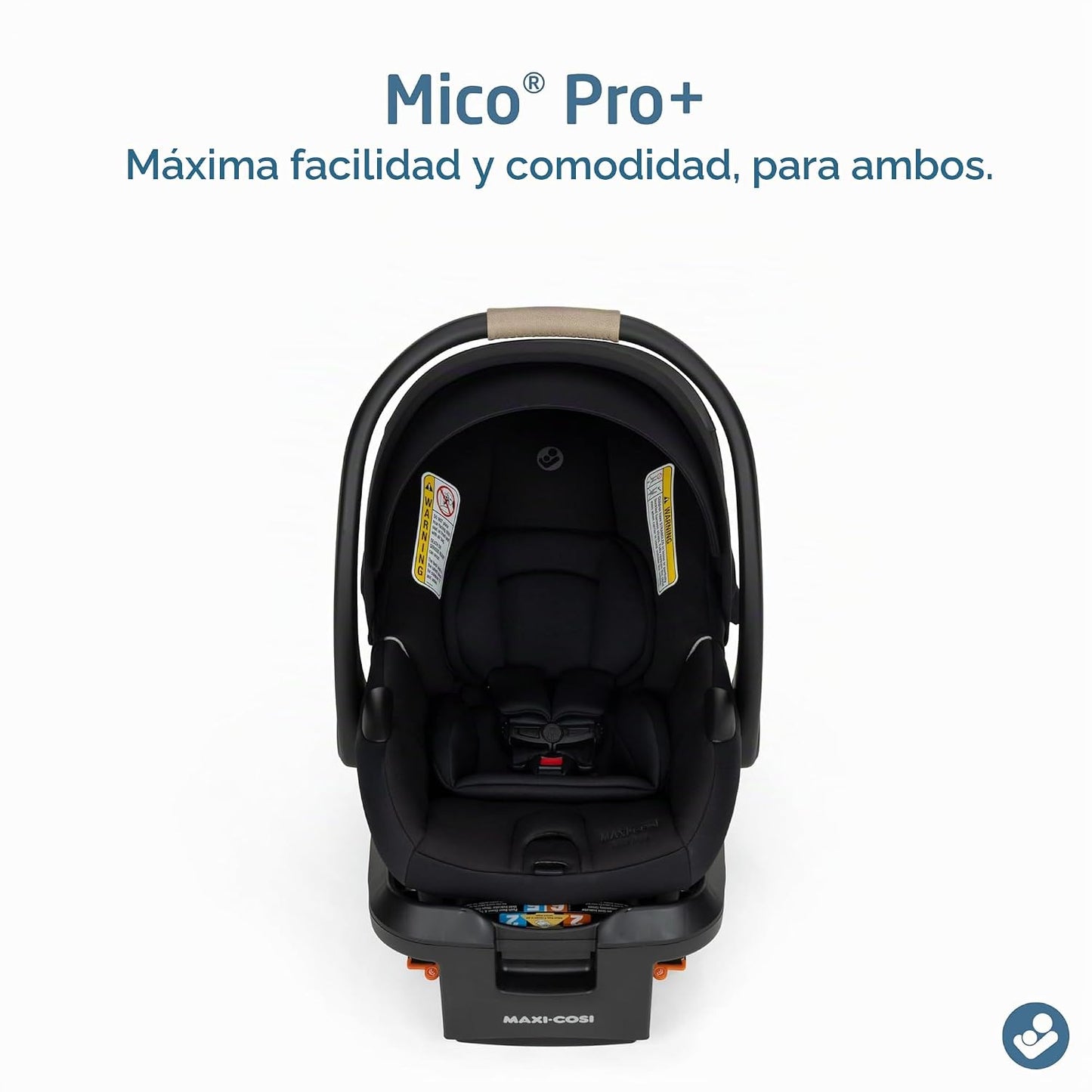 Maxi-Cosi Mico Pro+ Asiento infantil para automóvil, sombra marina