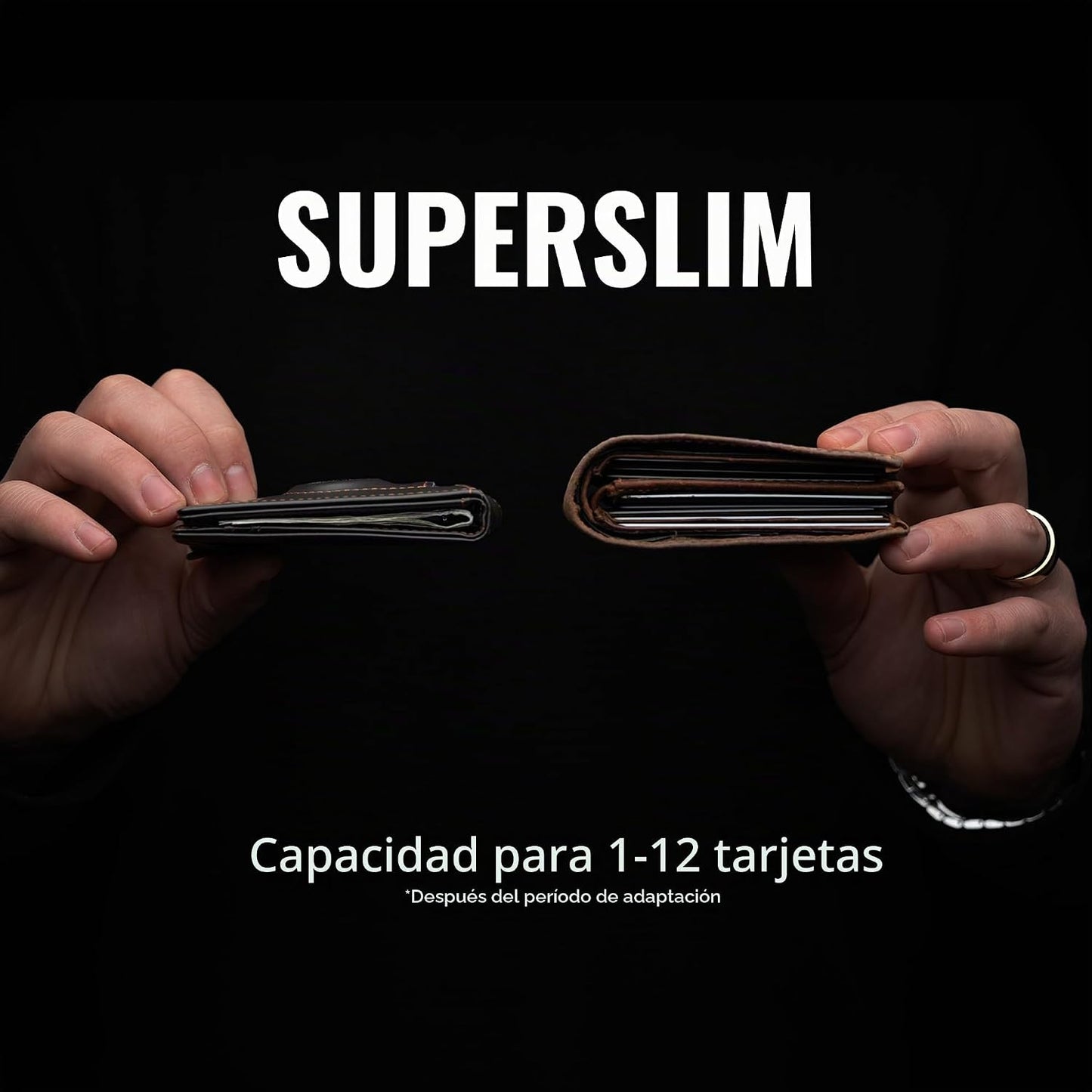 Kings Loot Billetera inteligente rastreable para Airtag para hombre...