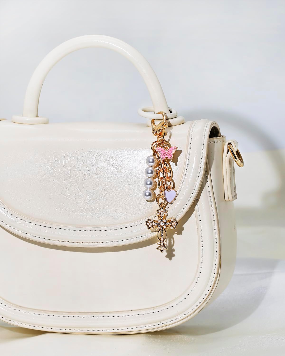 4 dijes para bolsos, bonitos accesorios para bolso y llavero de cer...