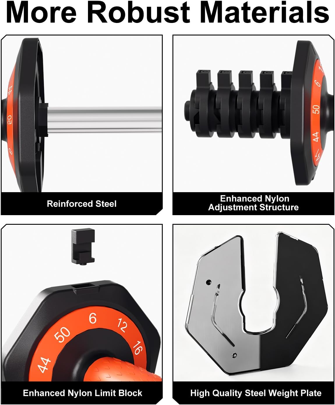 Fit Sir Juego de mancuernas ajustables, 10 en 1, mancuernas ajustab...