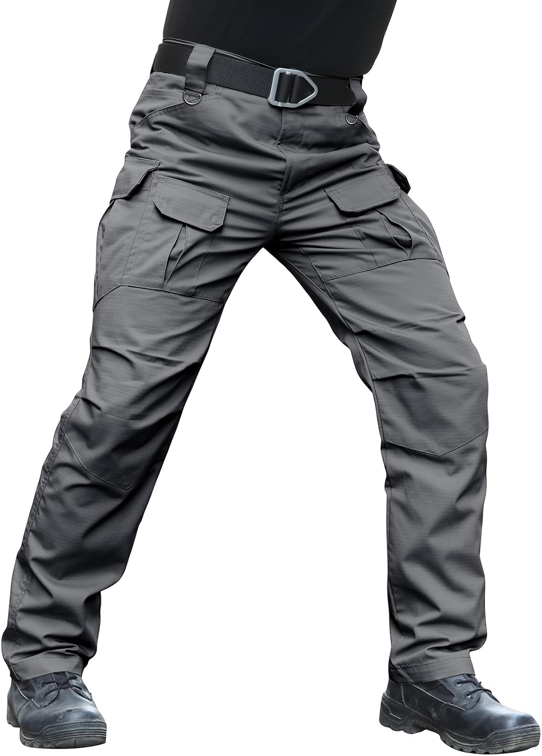 Hiwise Pantalones tácticos elásticos para hombre, resistentes al ag...