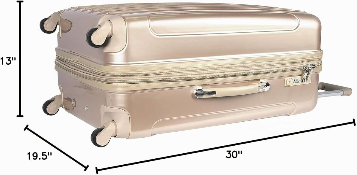 kensie Conjunto de equipaje Alma para mujer, Oro pálido