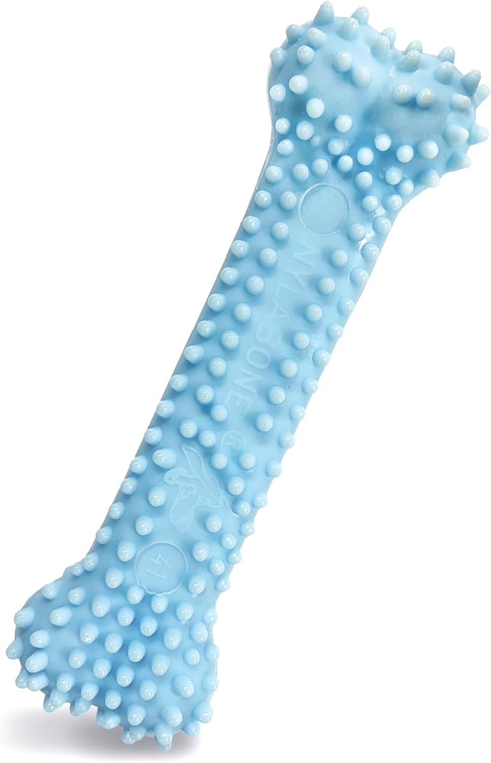 Nylabone Puppy Chew - Hueso de perro con textura azul para dentició...