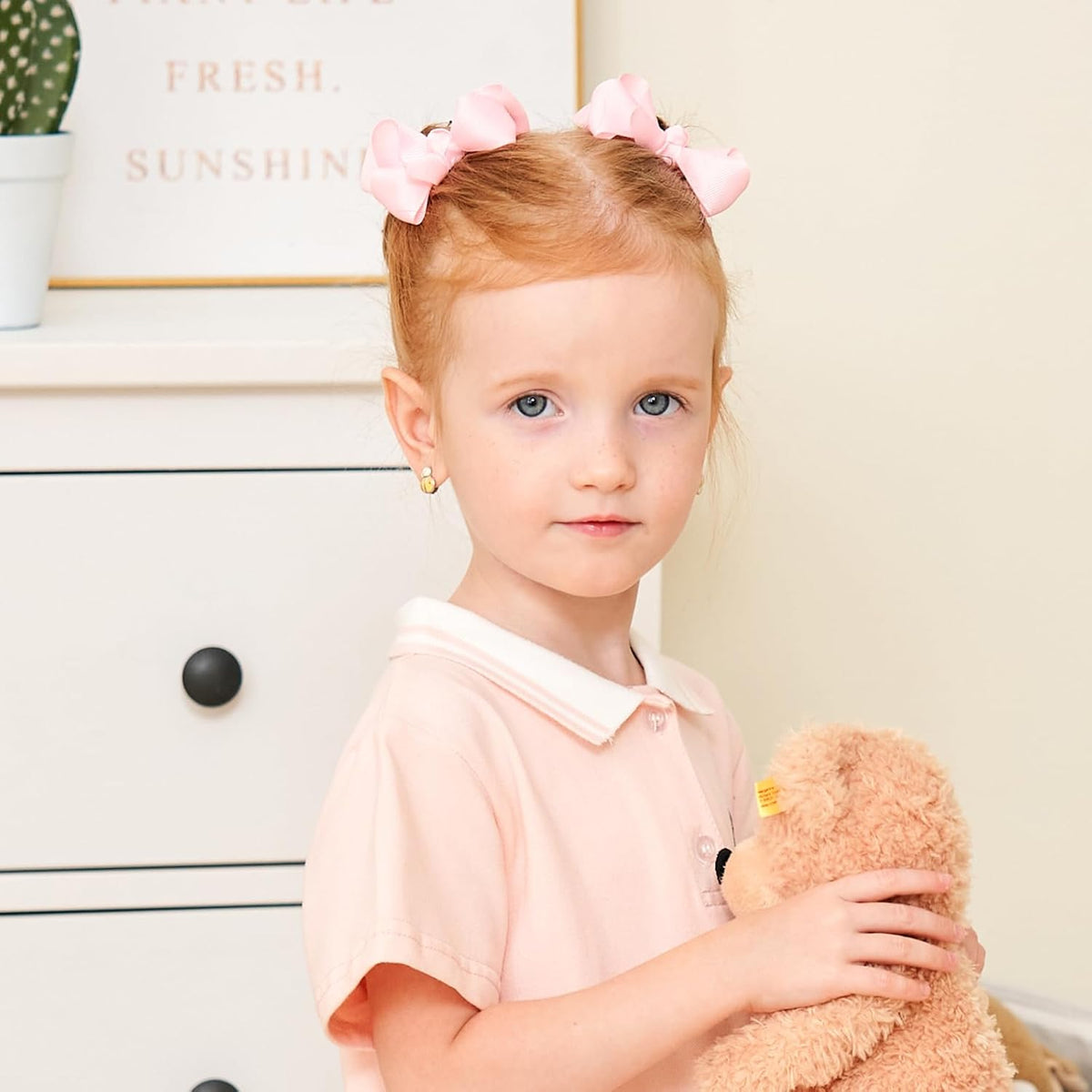 20 piezas de lazos para el cabello de 3 pulgadas para niñas pequeña...