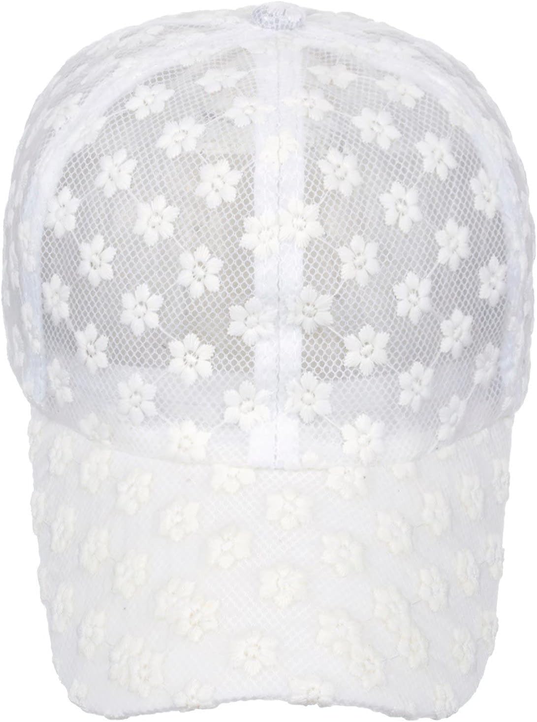 Tidefire Gorras de béisbol de flores pequeñas de encaje para mujer,...