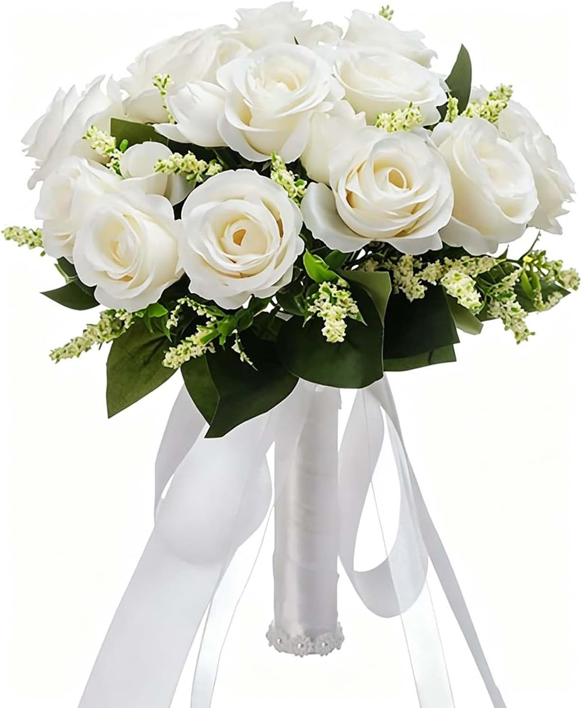 CYANLUX Ramos de Boda para Novia y Dama de Honor, Ramos de Rosas Ar...