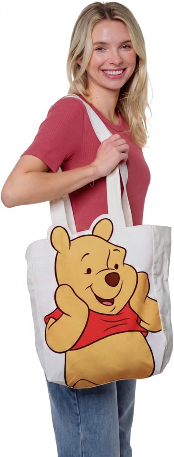 Disney Tote Pooh Eeyore Mickey Minnie Stitch Bolsa de lona