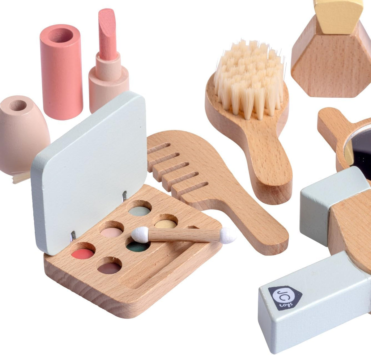 JC Toys Parfait Collection | Juego de maquillaje de madera real de...