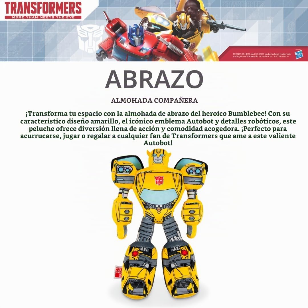 Transformer Bumblebee Kids Bedding - Almohada súper suave y acogedo...