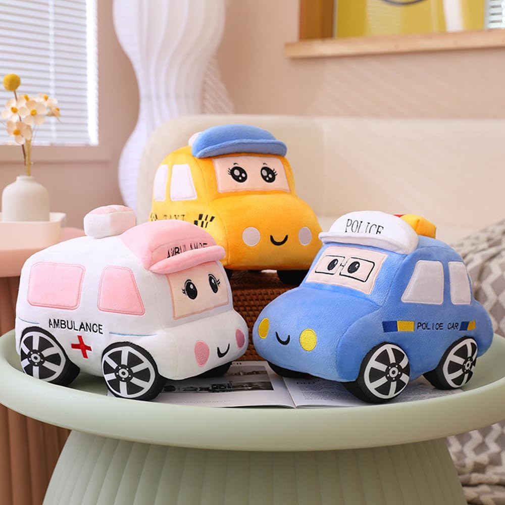 XIYUAN Coche de peluche de autobús de simulación de autobús escolar...