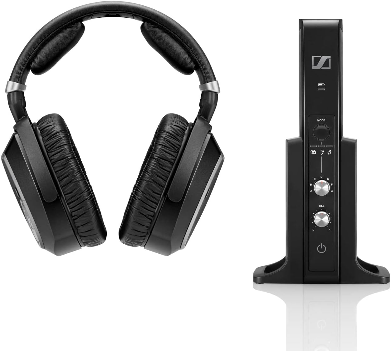 Sennheiser RF sistema de audífonos inalámbricos 1 Negro