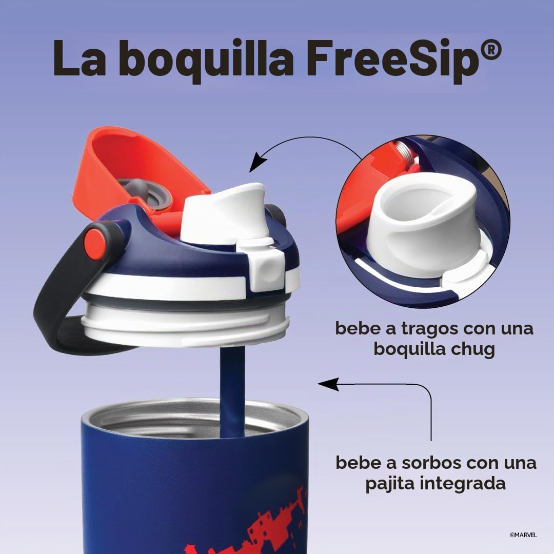 Owala FreeSip Sway - Botella de agua de acero inoxidable de 30 onza...