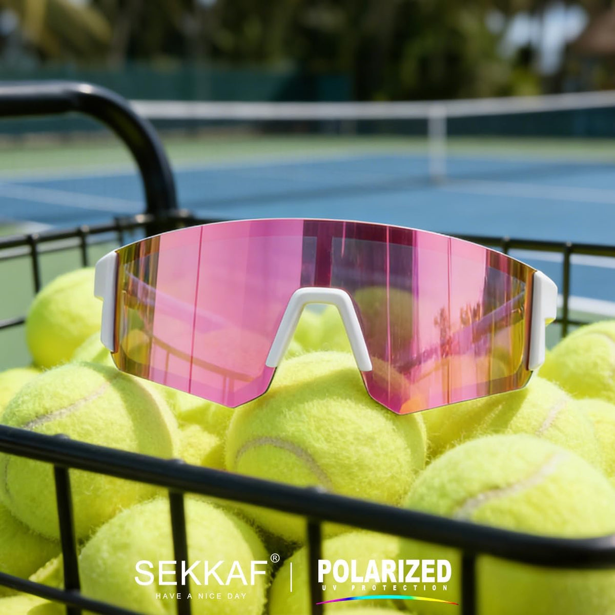SEKKAF Gafas de sol polarizadas para hombres y mujeres, gafas de so...