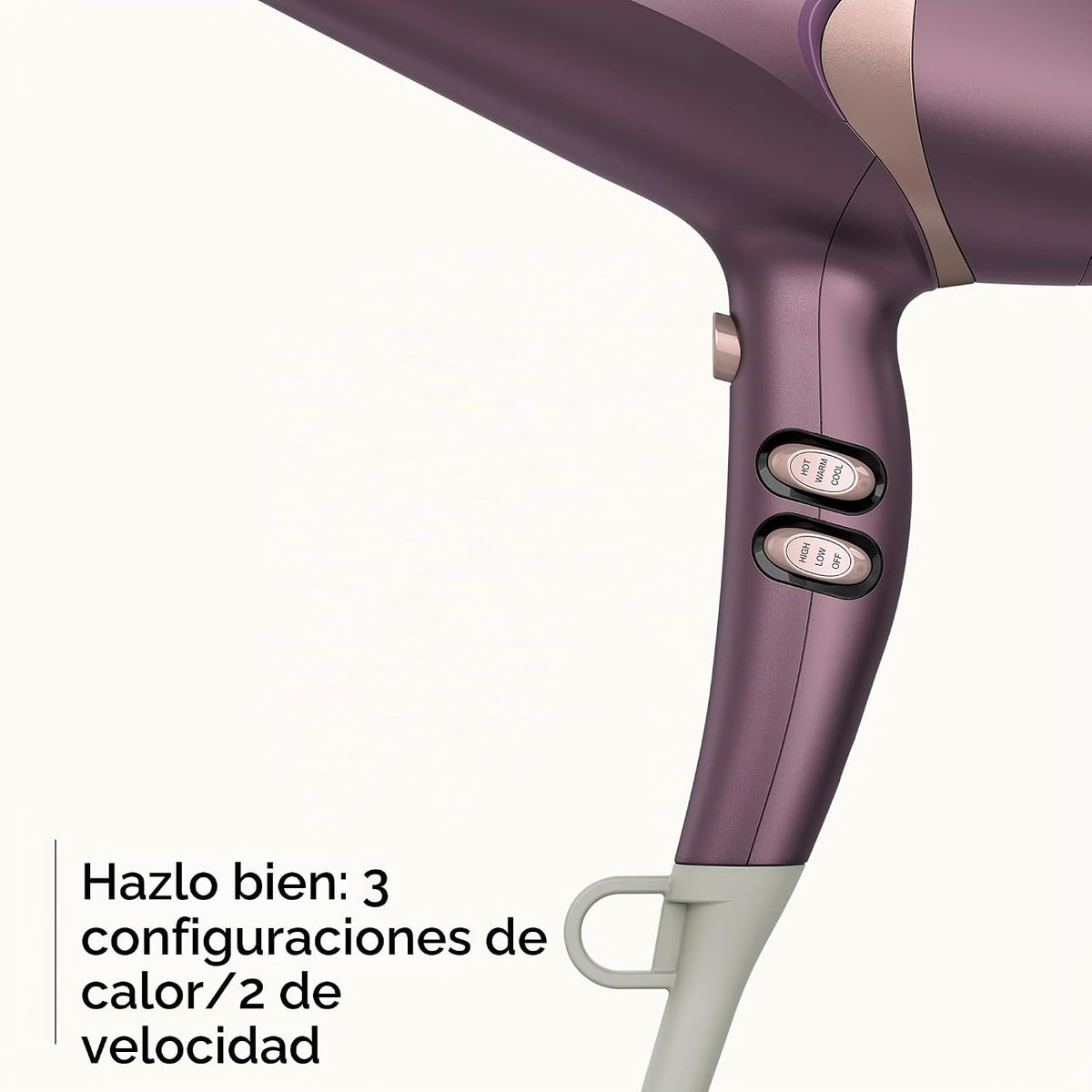 Infiniti PRO CONAIR Secador de pelo Style &amp; Shine con difusor y...
