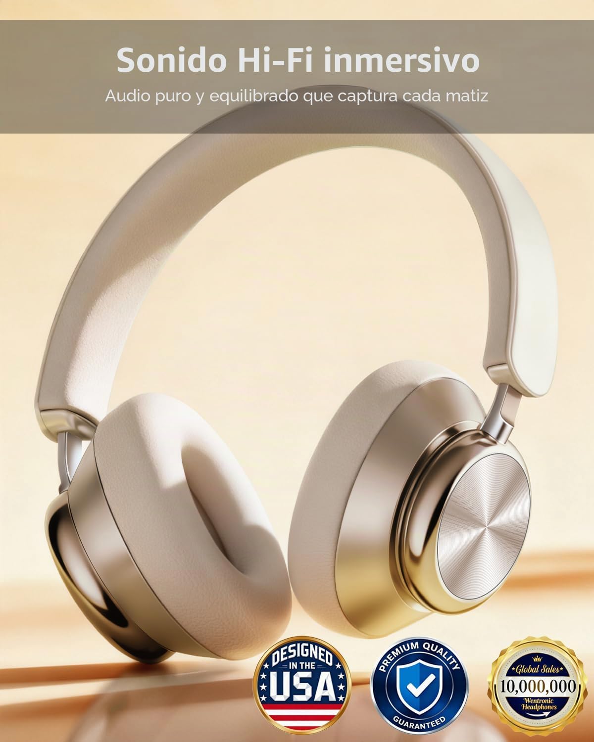 Wentronic Y03 Auriculares Bluetooth inalámbricos con cancelación ac...