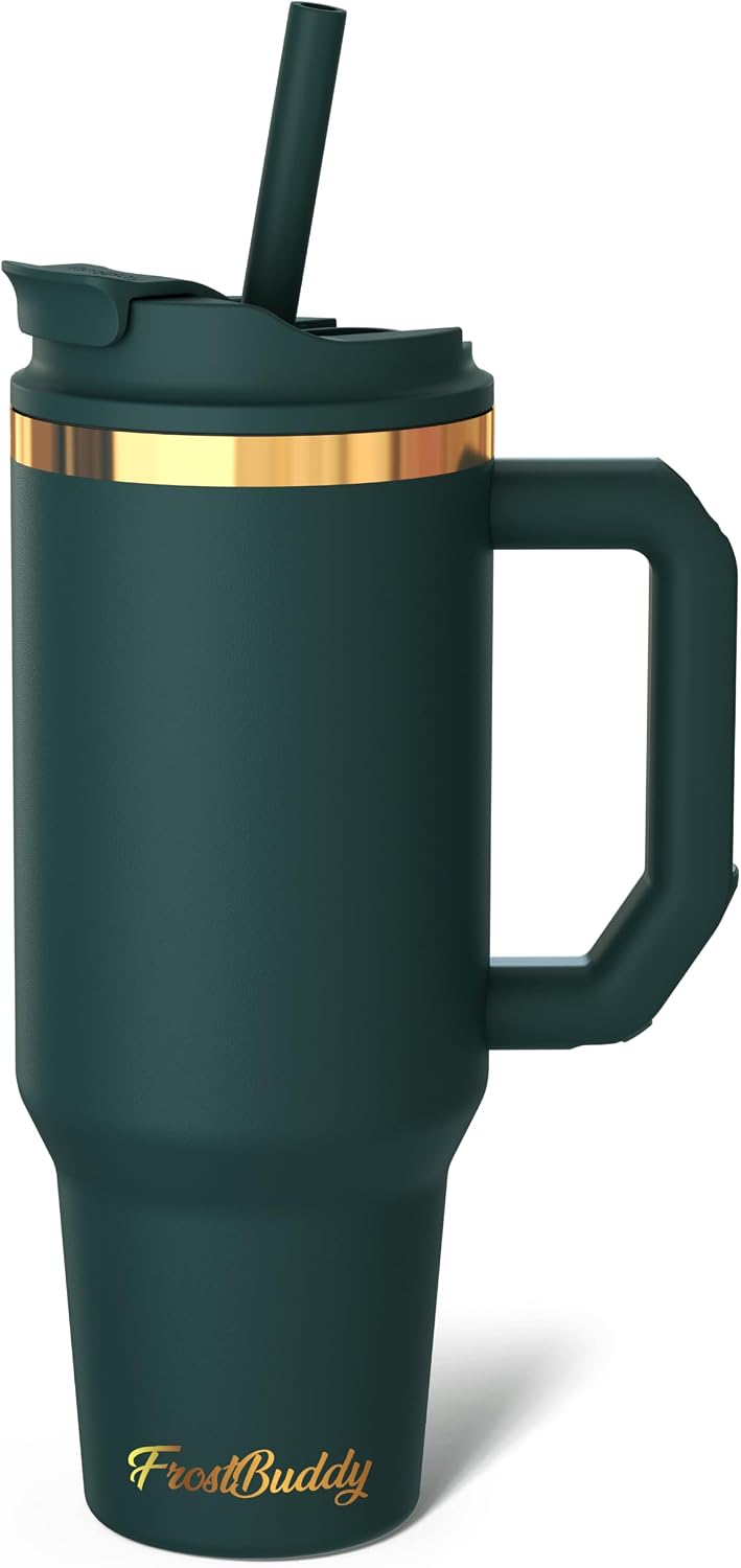 Frost Buddy Thicc Buddy - Vaso de acero inoxidable de 40 onzas con...