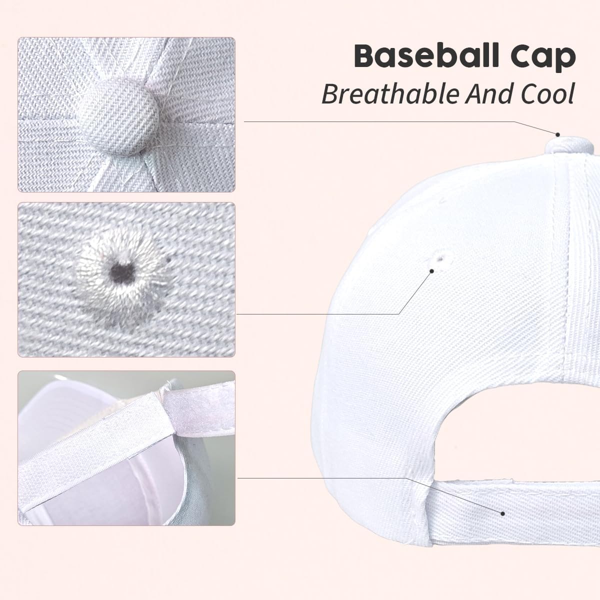 BUDUBIBI Gorra de béisbol con diamantes de imitación para mujer, go...
