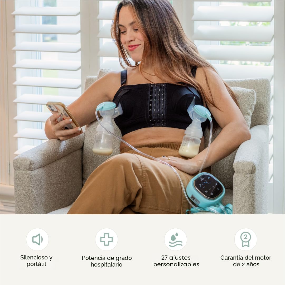 Zomee Z2 Extractor de leche eléctrico doble \u2013 con expresión, m...