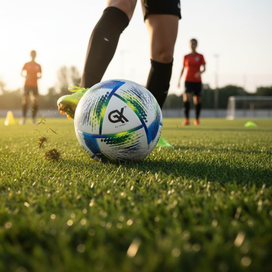 GX TOUR+ Balón de fútbol de poliuretano termoadherido tamaño 5 \u20...