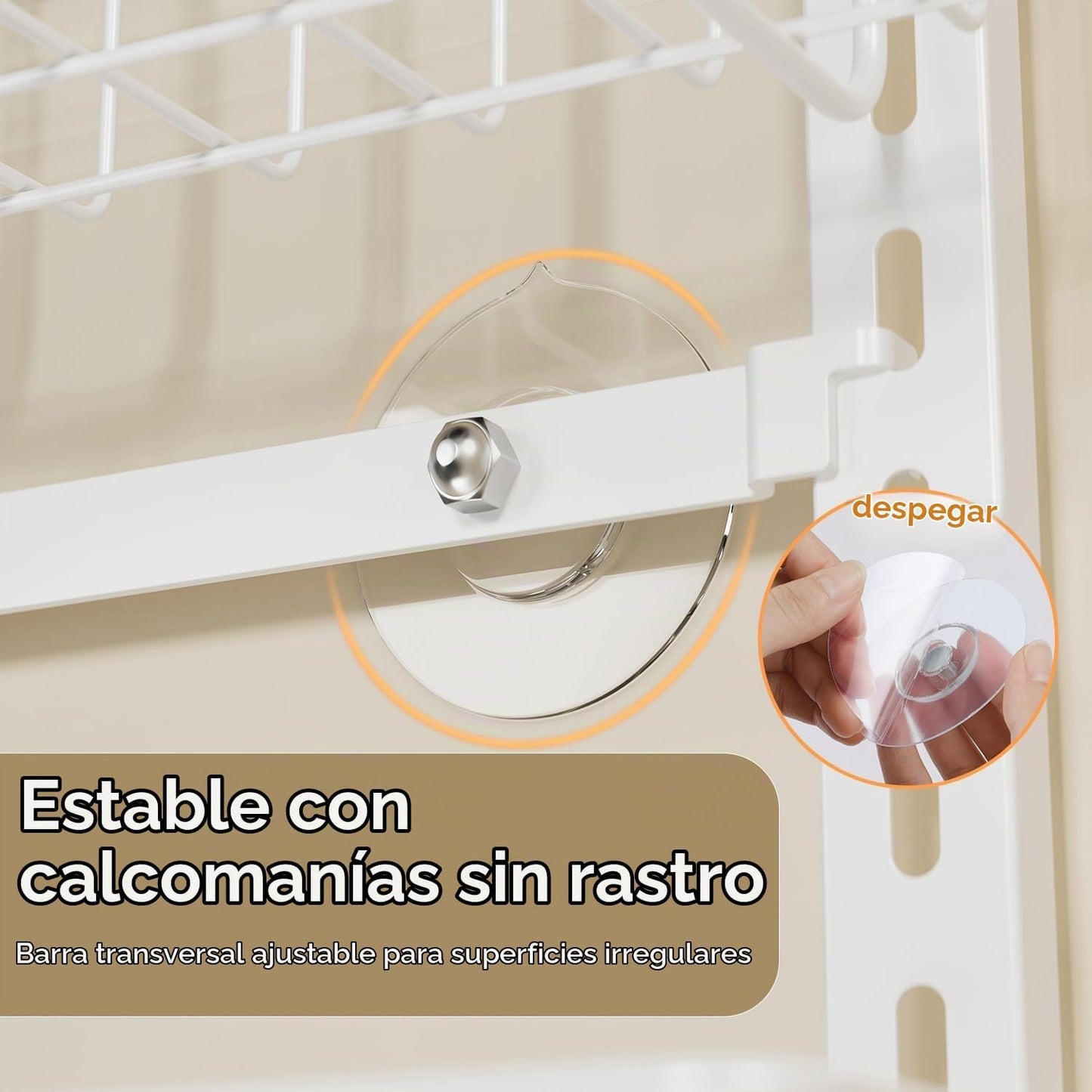 Delamu Organizador Ajustable para Puerta de Gabinete, Organizador d...