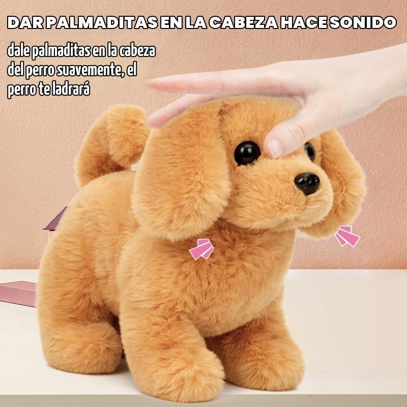 Hopearl Walking Dog Golden Retriever - Juguete electrónico interact...