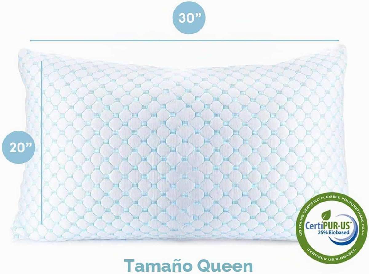 Nestl Juego de 2 almohadas refrescantes para dormir, conjunto de 2...