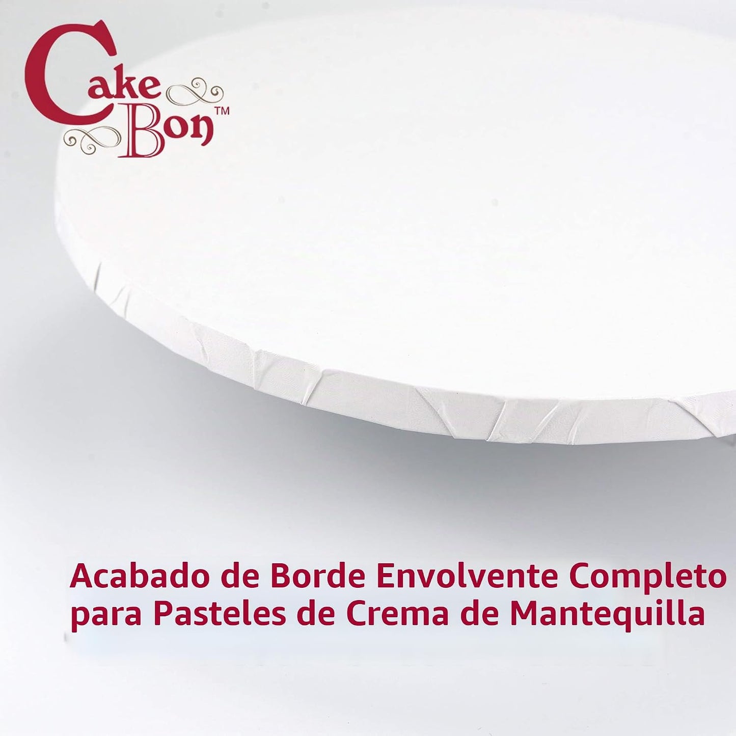 Cakebon - Bases redondas para tortas de 12 pulgadas, color blanco,...