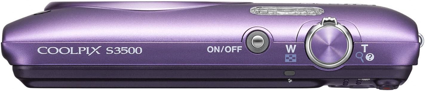 Nikon COOLPIX S3500 Cámara digital de 20,1 MP con zoom 7x (Morado)...