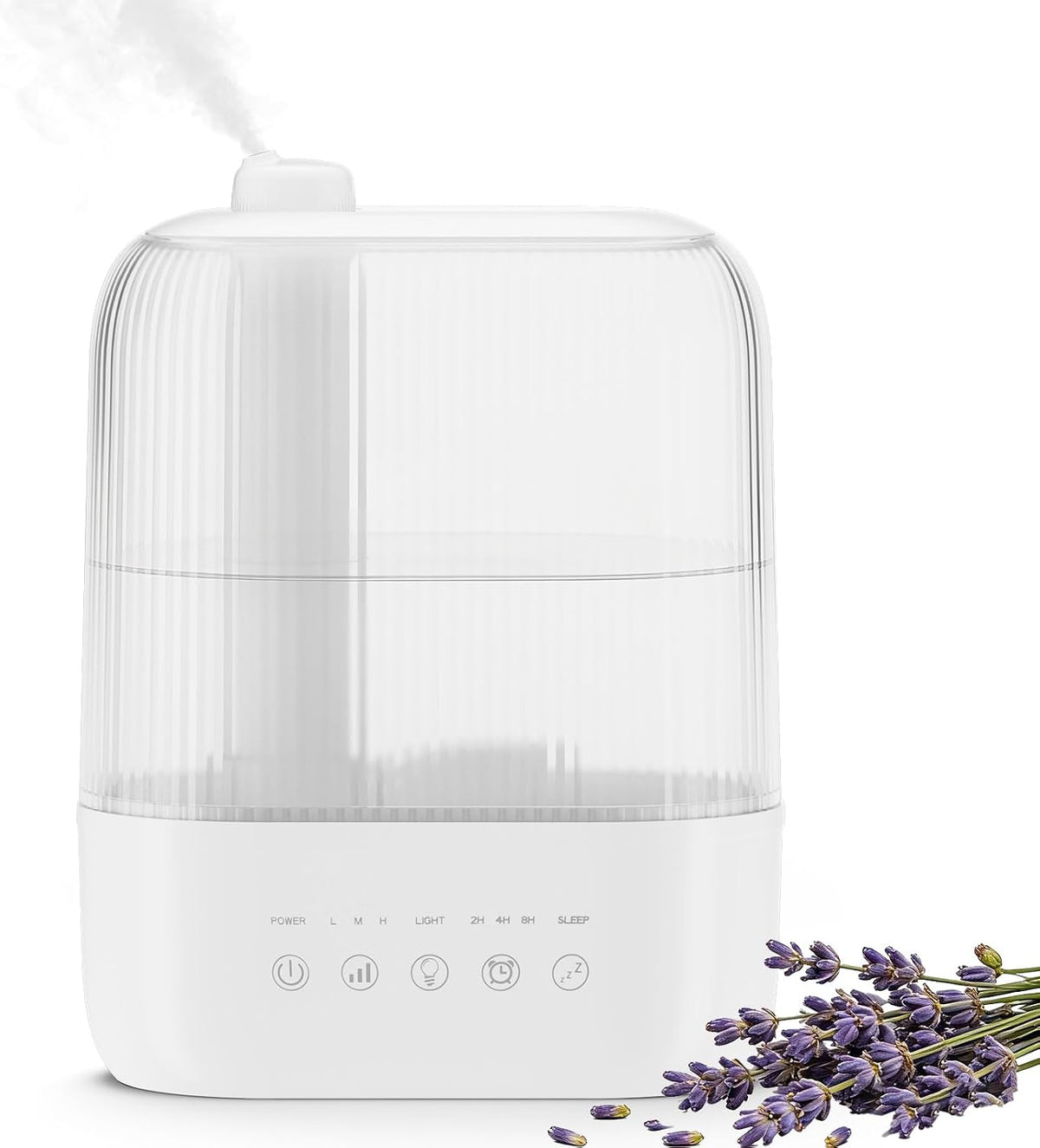 Electactic Humidificador de llenado superior de 3 litros, difusor d...