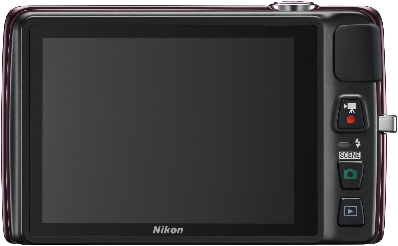 Nikon COOLPIX S4300 Cámara digital de 16 MP con zoom 6x lente de cr...