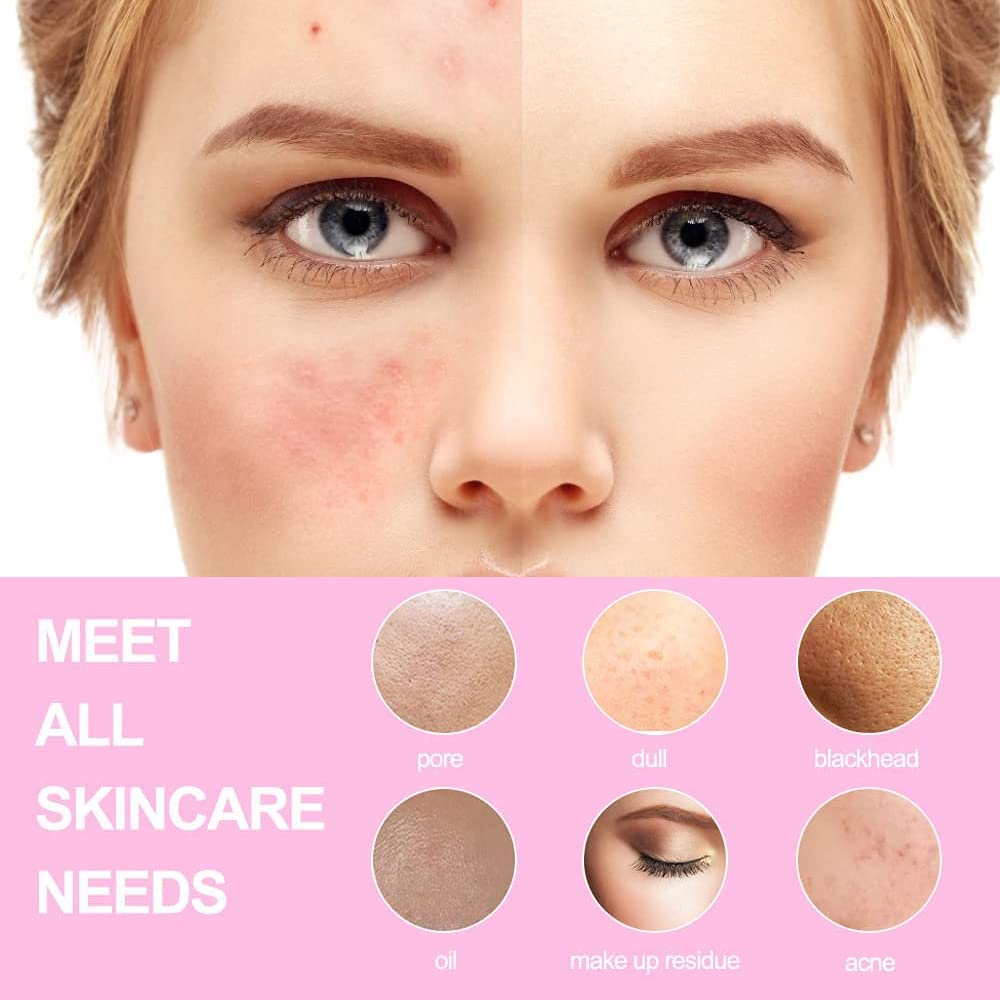 TOUCHBeauty Cepillo giratorio limpiador facial con 3 cabezales de c...