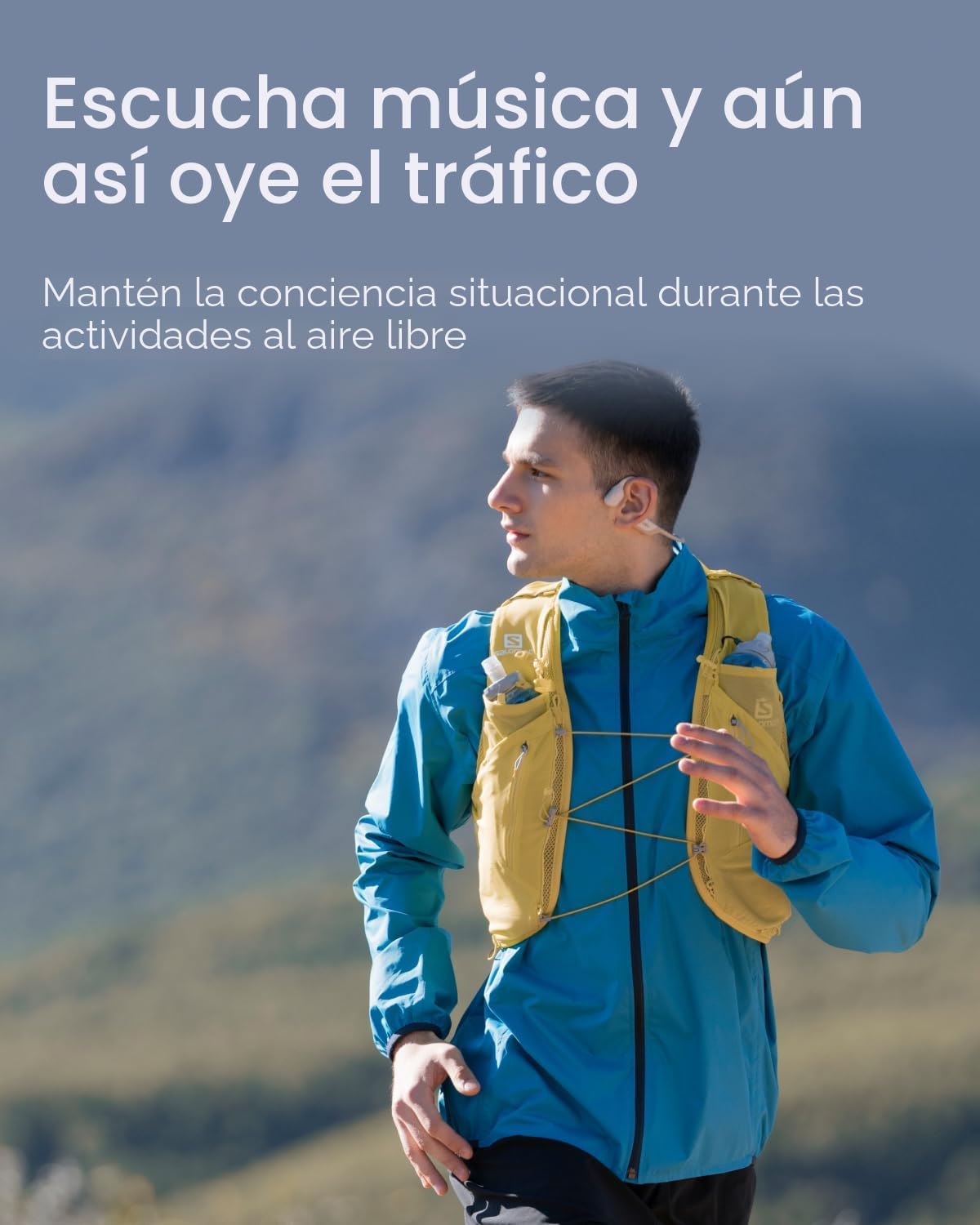 SHOKZ OpenRun Pro - Auriculares de conducción ósea, auriculares dep...