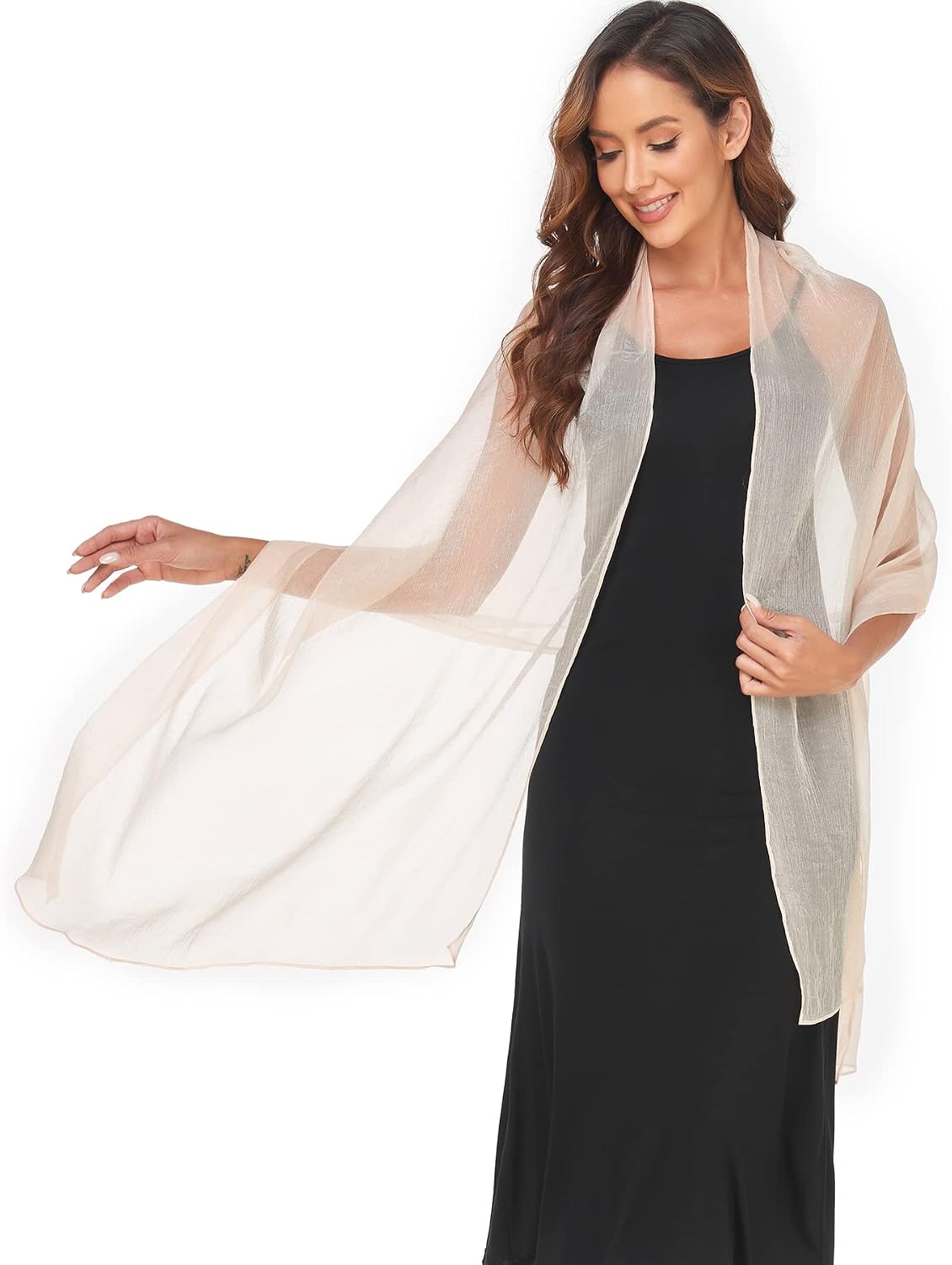 SURVODJA Chales y envolturas para mujer para vestido de noche, bufa...