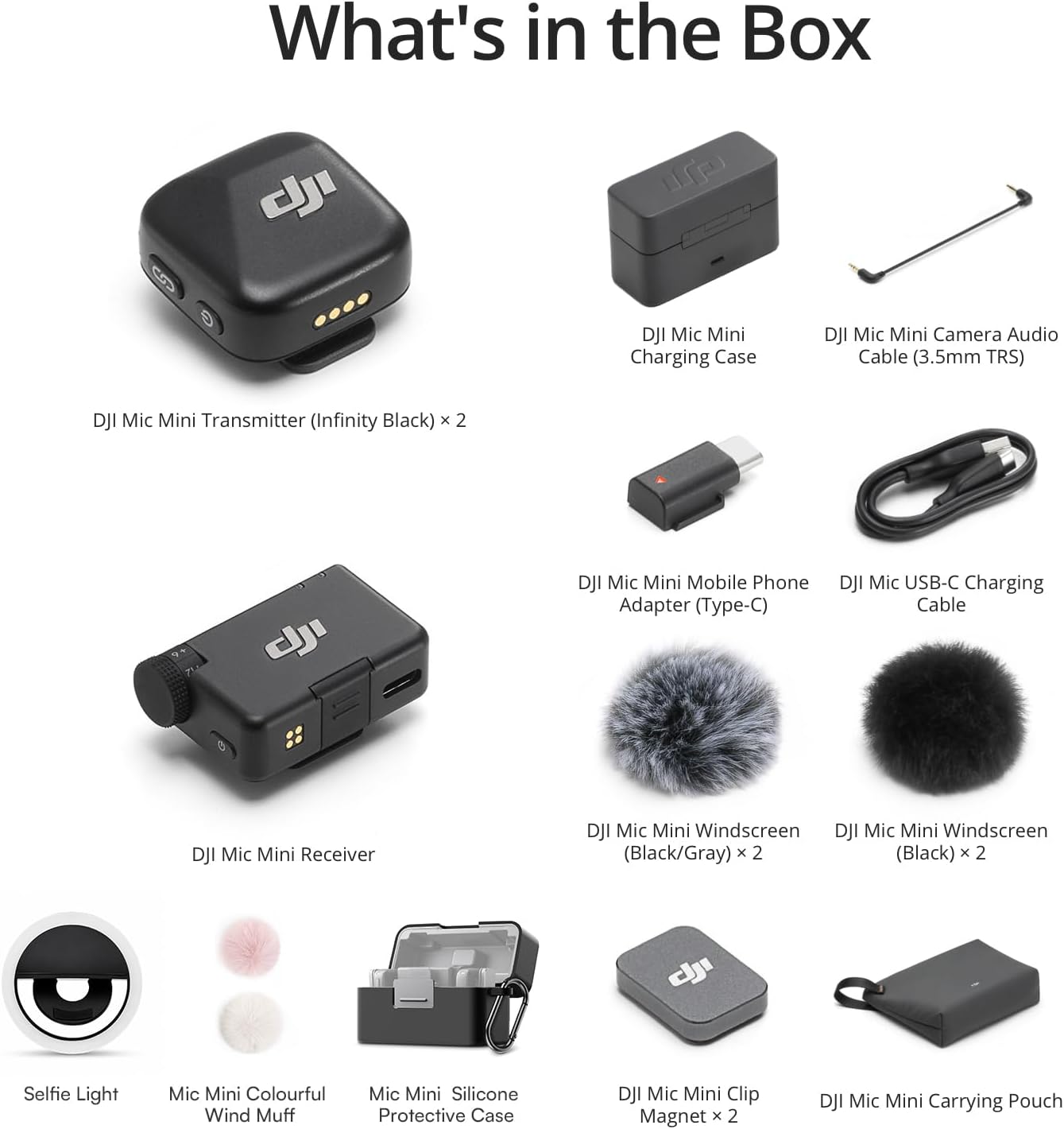 DJI Mic Mini Premium Travel Combo, Micrófono Lavalier Inalámbrico p...