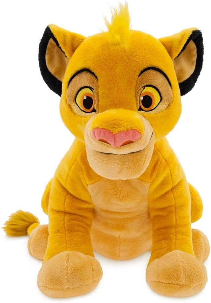 Disney Store Juguete oficial Simba mediano suave para niños, person...