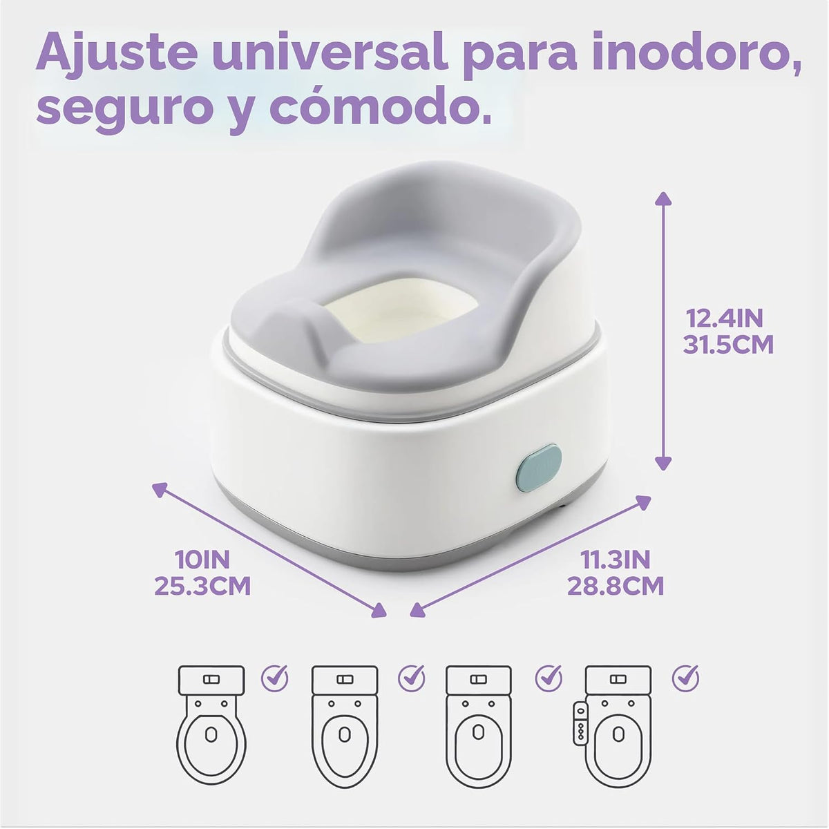 lalalark - Inodoro de entrenamiento para ir al baño 3 en 1, asiento...