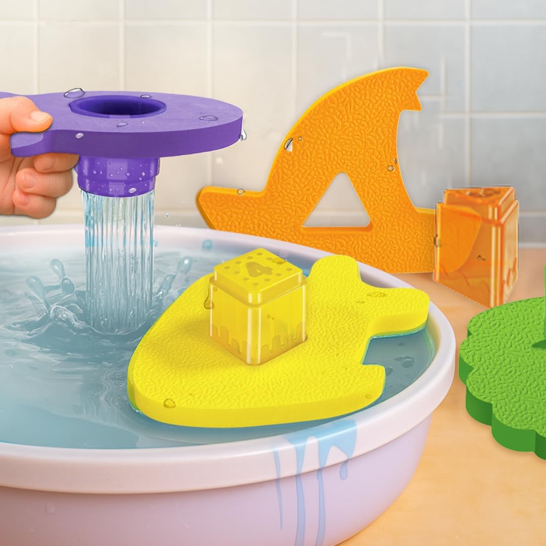 Imagimake Floating Bath Buddies | Juguetes de baño Leaps &amp; Boun...