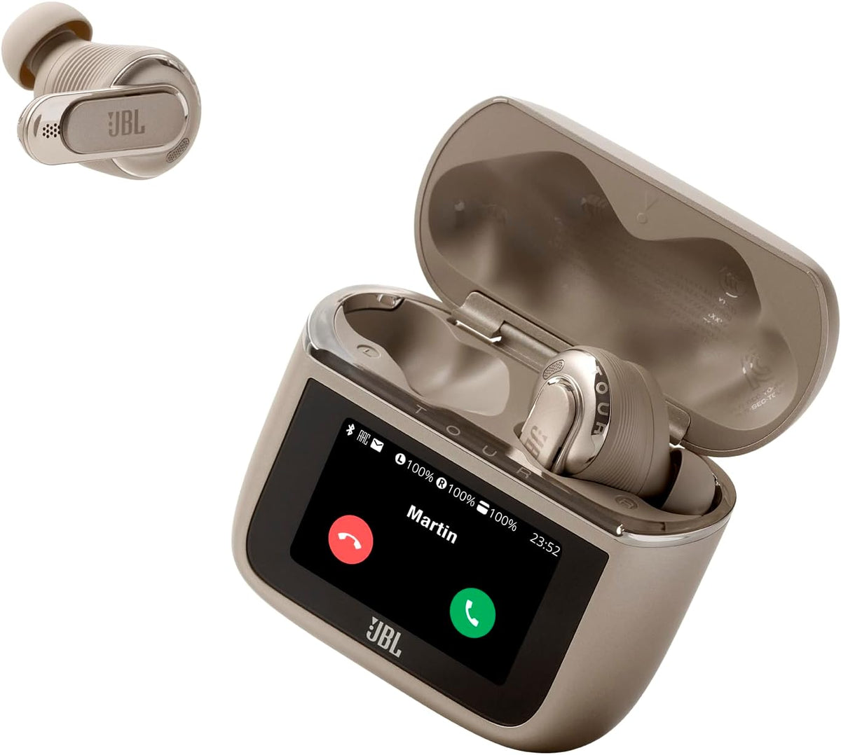 JBL Tour Pro 3 - Audífonos inalámbricos verdaderos, cancelación int...